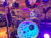 Check out the super cool drum set of 33 RPM's explosively talented drummer Mike Beavan.